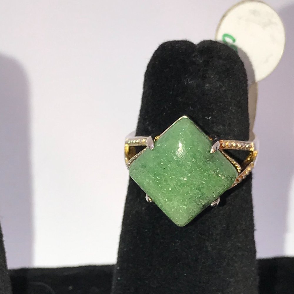 Natural Ruby Zoisite Ring size 6 1/2